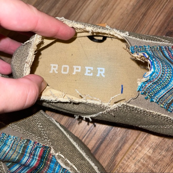 Women’s Serape Roper Shoes Size 7.5 - Picture 3 of 7